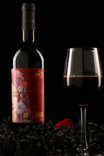 翁虹代言红酒品牌绯虹丝路酒庄赤霞珠干红葡萄酒750ml