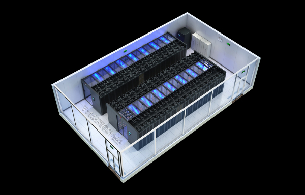 北京封闭机房冷通道|开闭站|配电室|中控室效果图制作